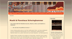 Desktop Screenshot of musikhaus-schwinghammer.de