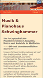 Mobile Screenshot of musikhaus-schwinghammer.de